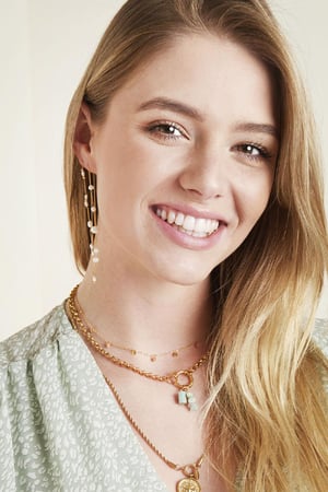 Ketting Chain Rylee Goud kleur Stainless Steel h5 Afbeelding4